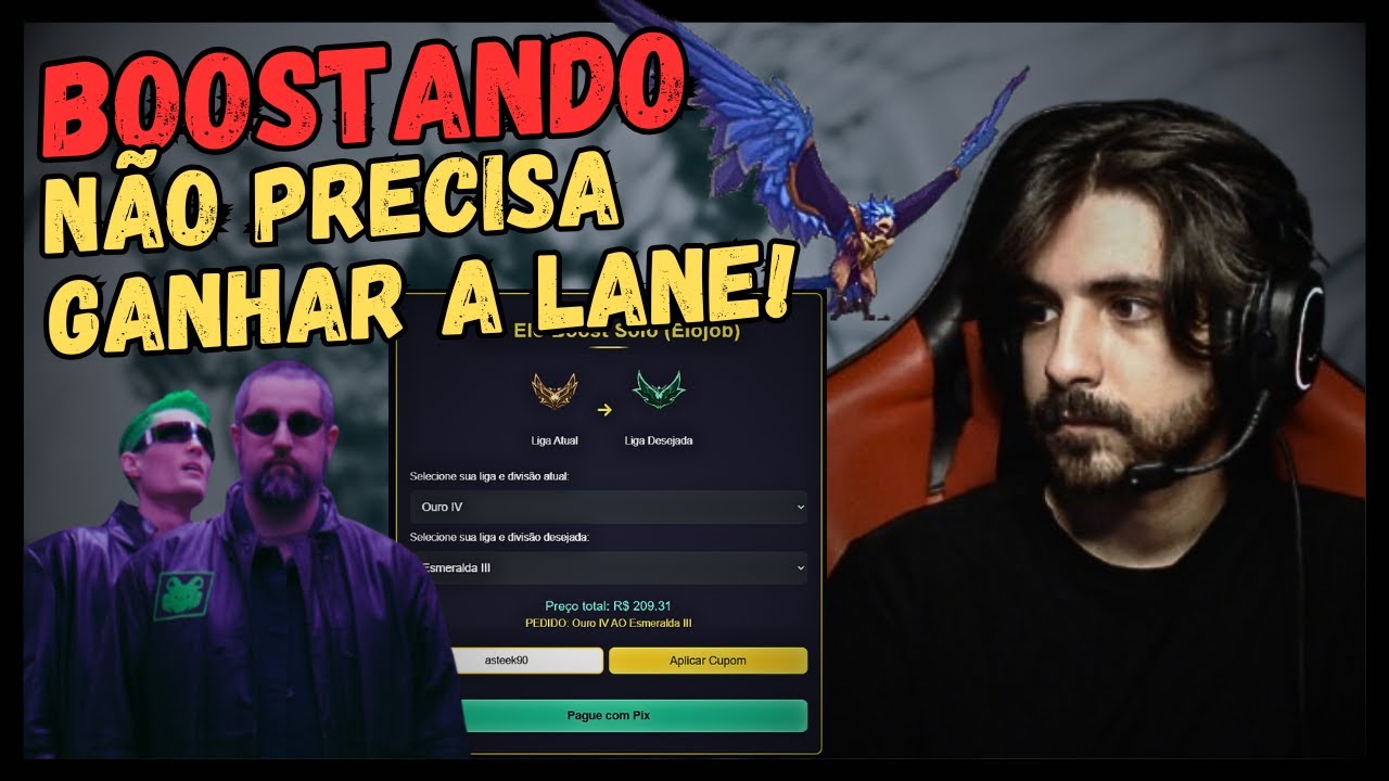 Como um BOOSTER carrega sem stompar a lane – O segredo do mid/late game