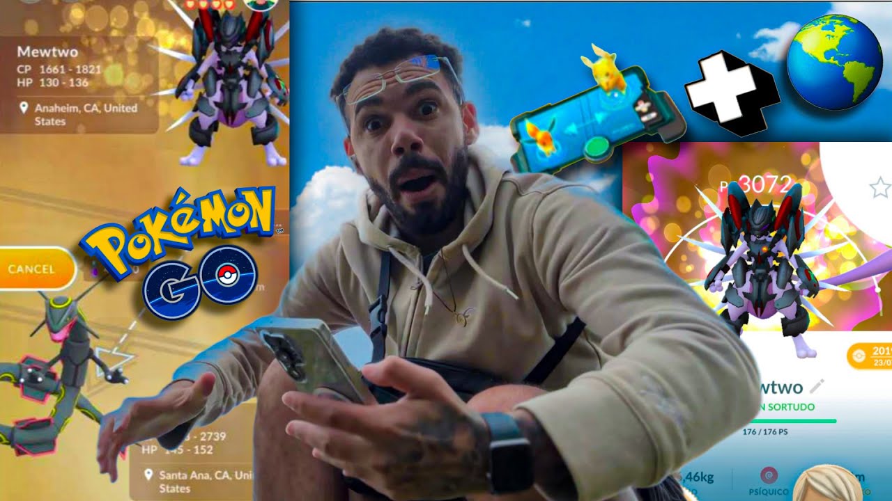 TROCA GLOBAL... O NOVO JEITO DE NEGOCIAR POKEMON COM O MUNDO TODO! 🤯🌍 #pokemongo