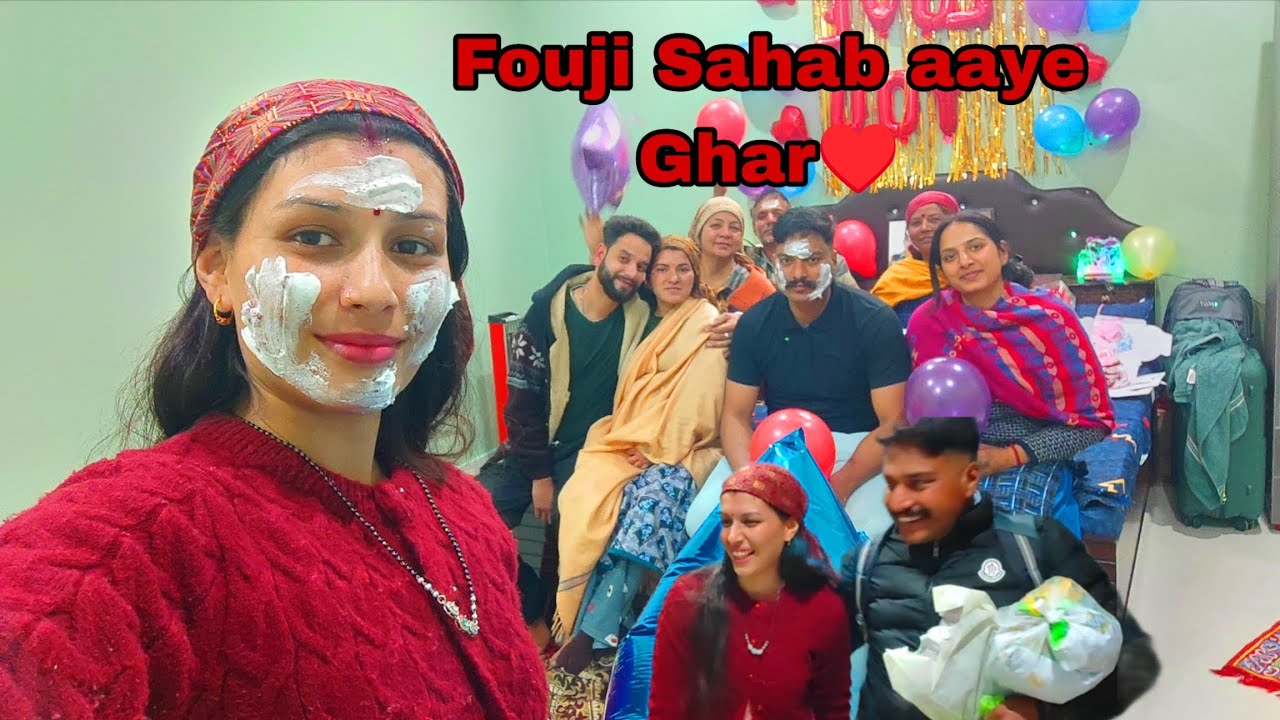 Fouji Sahab aaye aj ghr ♥️(Bhanu chauhan vlog 😘)