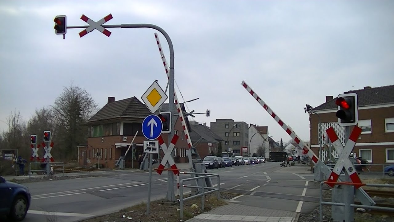 Spoorwegovergang Steinfurt-Borghorst (D) // Railroad crossing // Bahnübergang