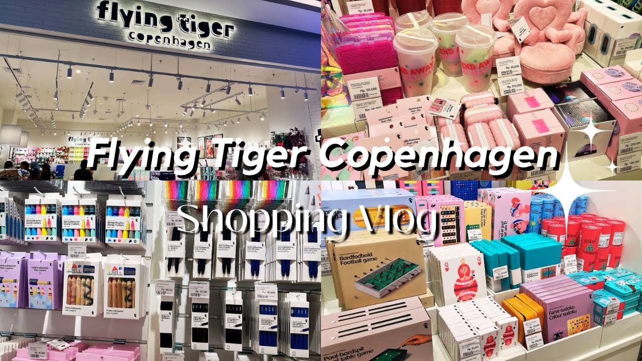 FLYING TIGER COPENHAGEN SHOPPING VLOG ⋆ ˚｡ ⋆୨♡୧⋆ ˚｡ ⋆ #retailtherapy #windowshopping #shoppingvlog
