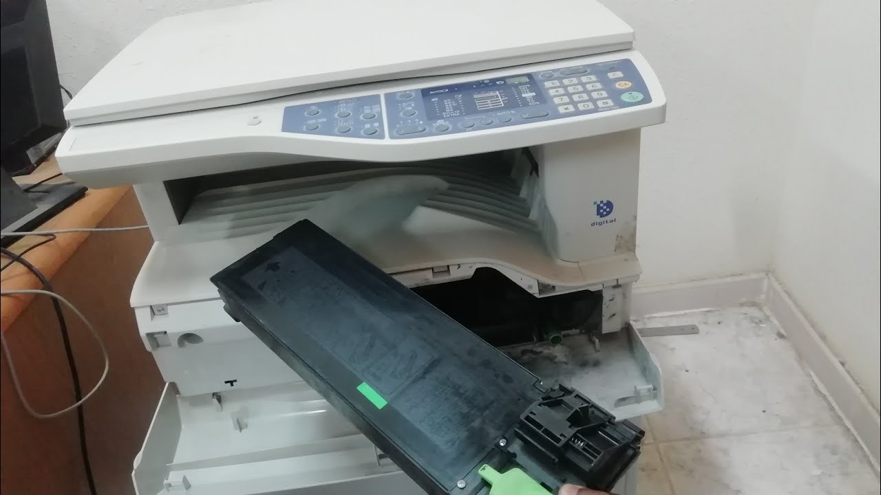 How to refill toner sharp AR 5316