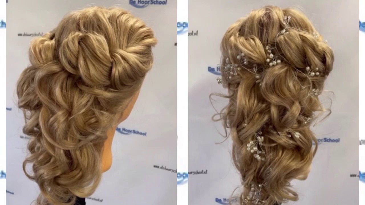 kapsel met twisten en krullen, twisted curls hairstyle