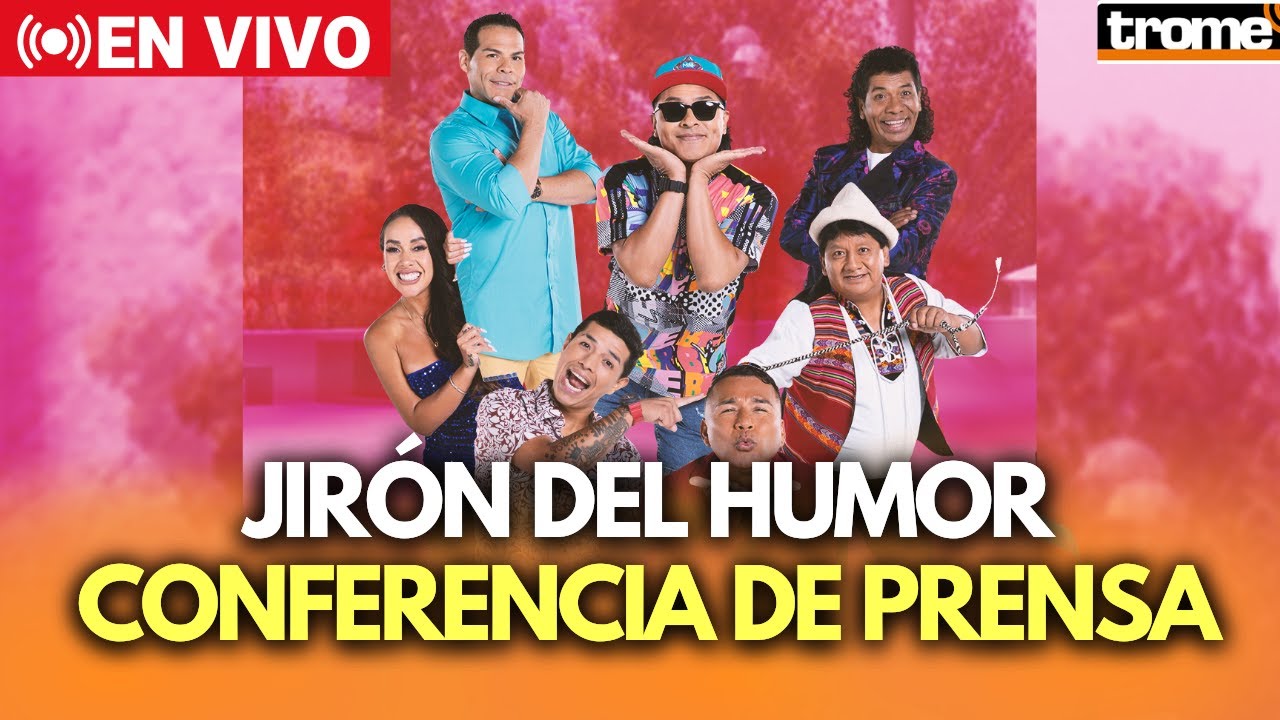 🔴 Jir&oacute;n del Humor EN VIVO: As&iacute; se vive la conferencia de prensa 😂🎥