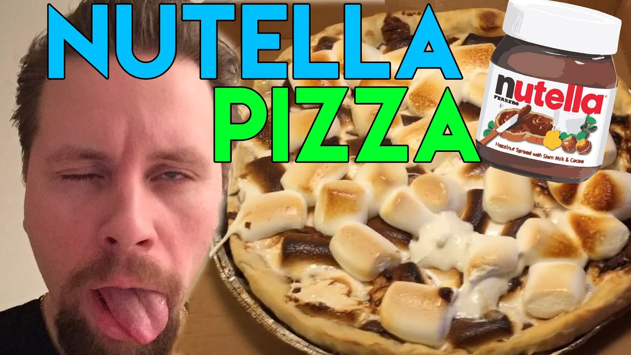 NUTELLA- & MARSHMALLOWS PIZZA!