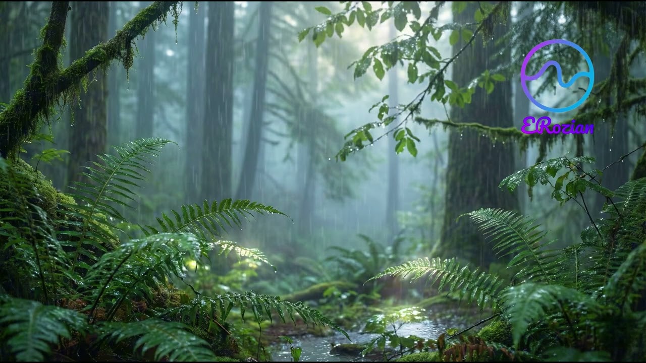 Forest Rain Murmurs | Relaxing Rain & Forest Ambience for Sleep, Studying & Deep Calm • ERozian