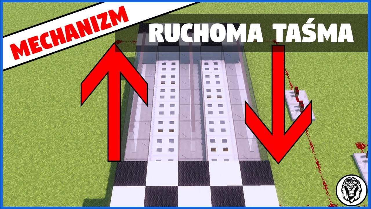 Minecraft - Jak Zrobić Ruchomą Taśmę Sklepową (Mechanizm)