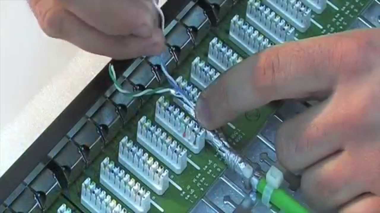 CobiNet - instalacja kabla F/FTP w panelu rozdzielczym