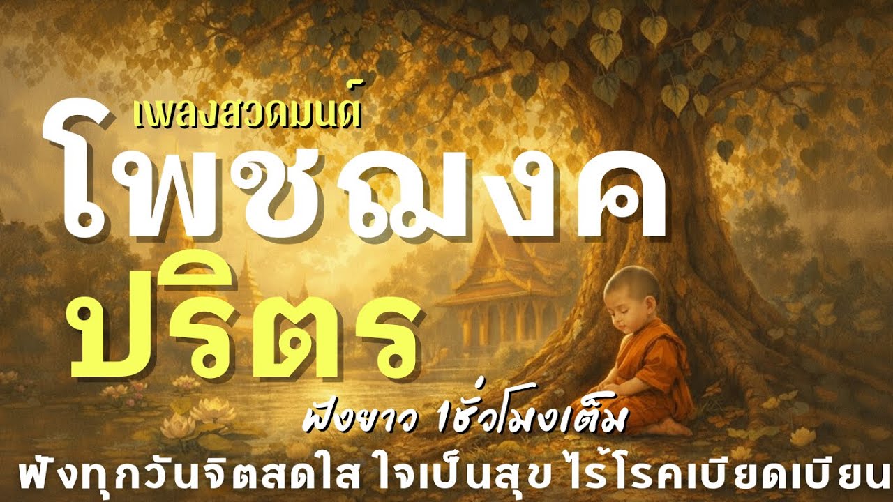 🎧เพลงสวดมนต์ โพชฌงคปริตร | ฟังยาว 1 ชั่วโมงเต็ม