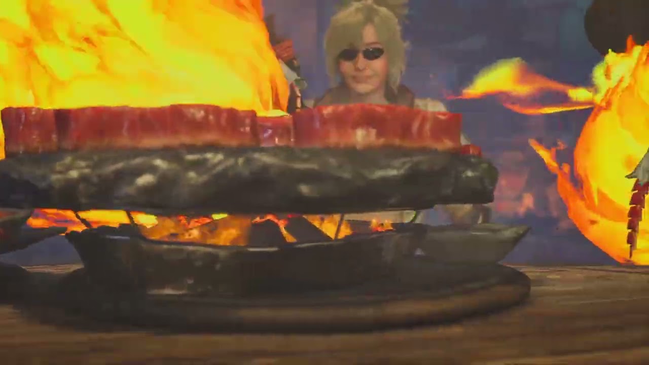 Monster hunter wilds fire festival food so good 