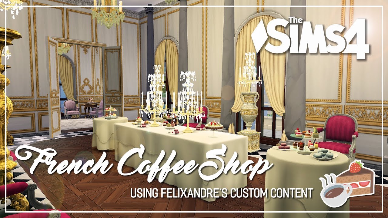 The Sims 4 Speed Build - French Coffee Shop