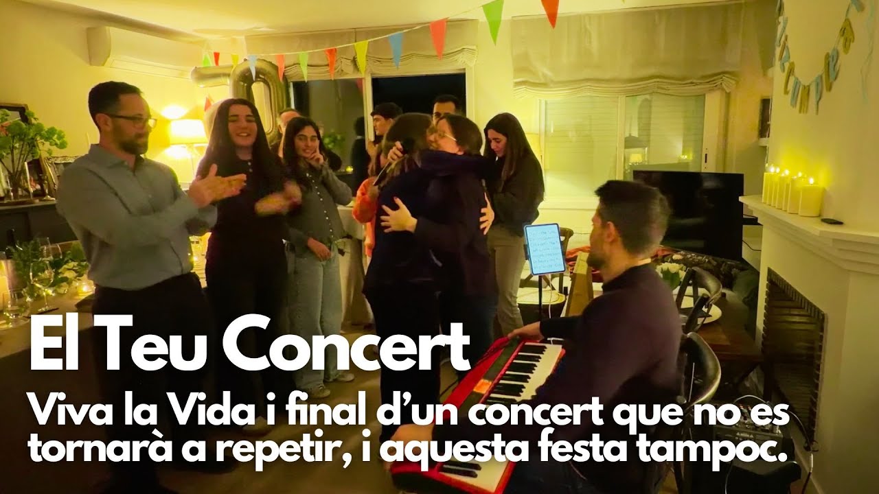Viva la vida de Coldplay y final de fiesta en tu celebración y concierto privado que no se repetirá.