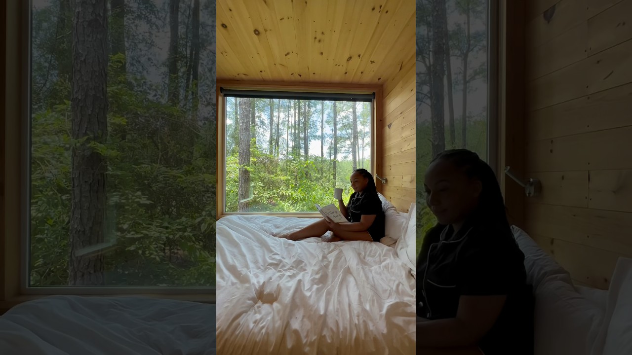 Getaway Cabins Located an Hour Away from Houston. $200/night #travel #texastravel #houston #getaway