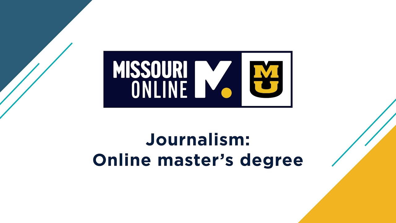 Journalism: Online master's degree
