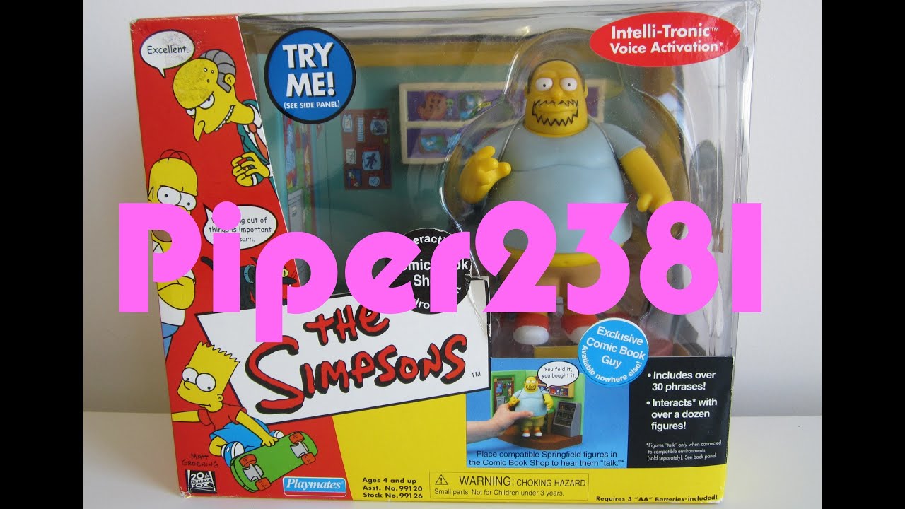Comic Book Guy and Comic Book Shop