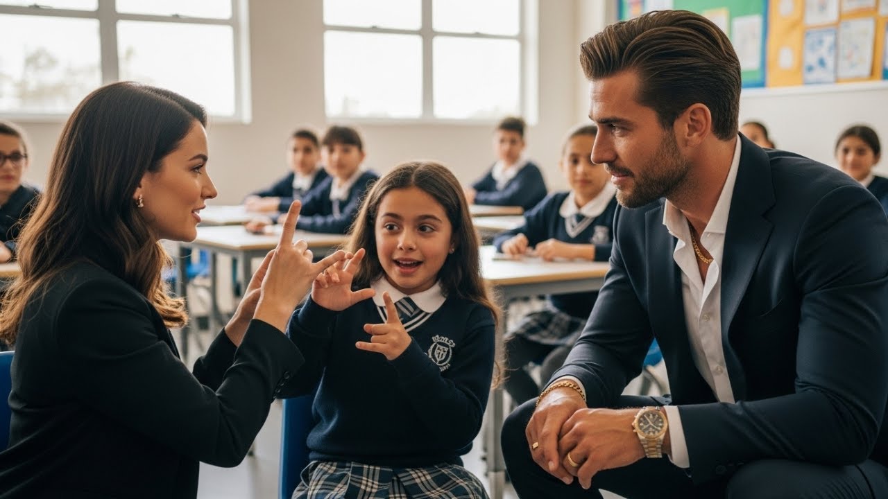 Shy Teacher Noticed Mafia Boss’s Deaf Daughter Struggling — What She Did Shocked Everyone In Class