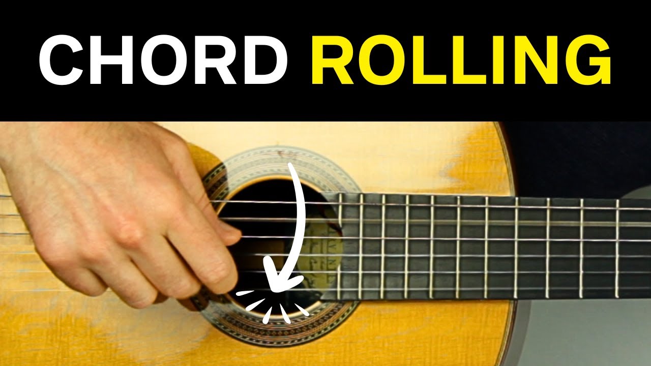 Урок игры на гитаре «Rolling Chords» (простые и эффективные упражнения на перекат аккордов)