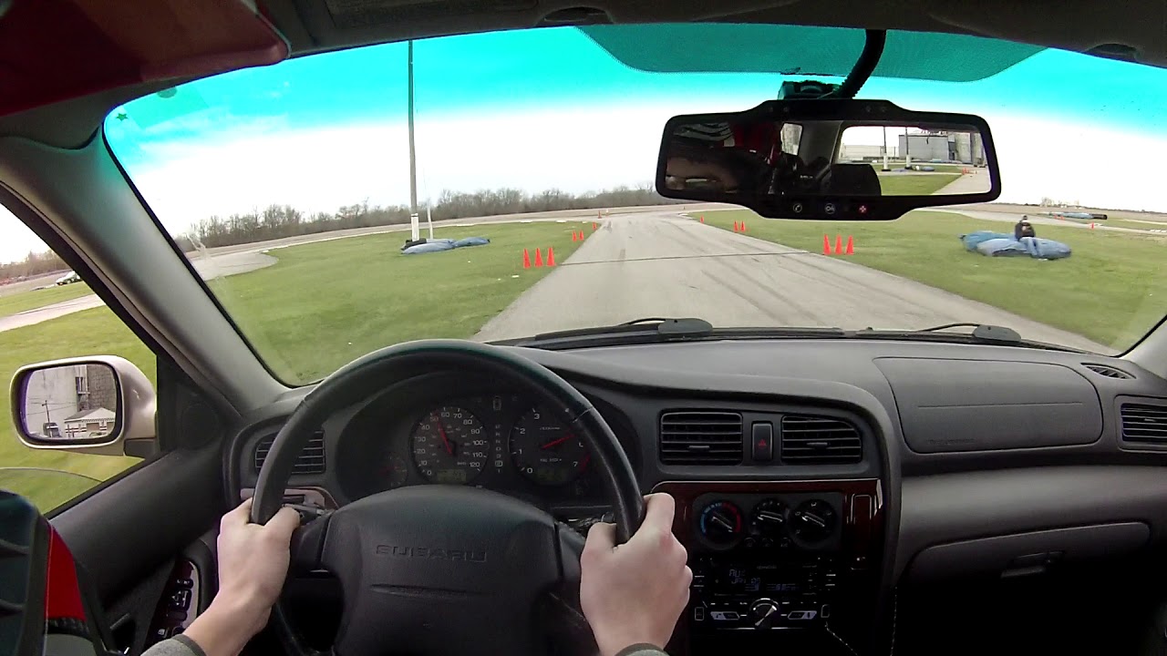 Eurobeat makes you a faster driver- Subaru Legacy Wagon racing at G and J Kartway
