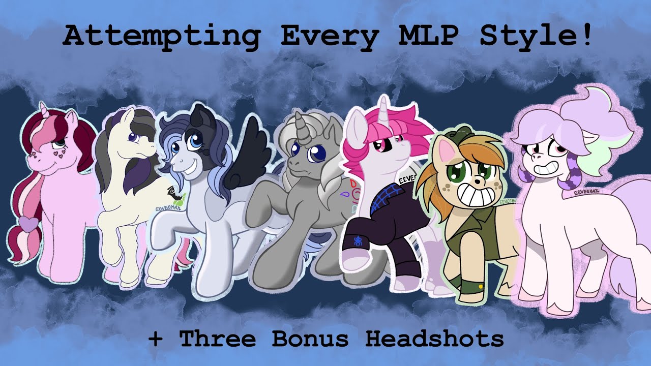 A Fullbody in EVERY Style! || Speedpaint Compilation