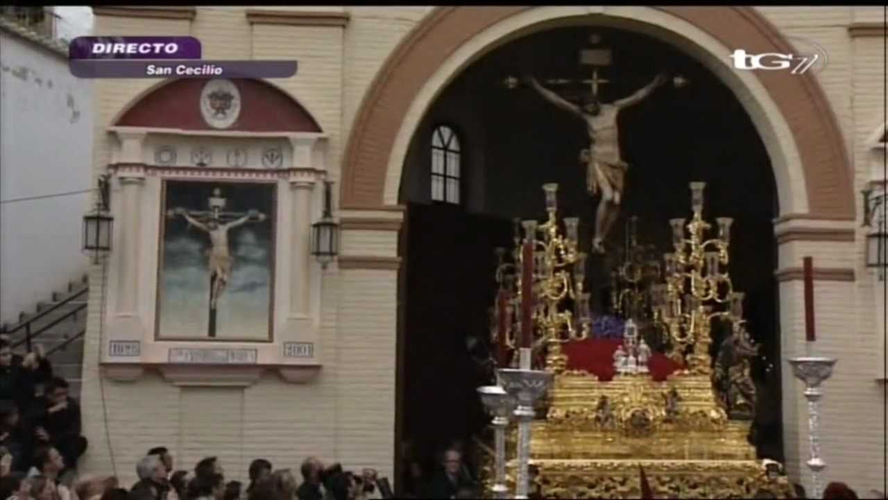 Salida Cristo de los Favores. Semana Santa Granada 2011