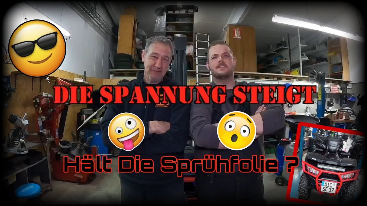 ATV - QUAD Folieren mit Foliatec Teil.2 / Selbstversuch /Werkstatt Vlog / HD