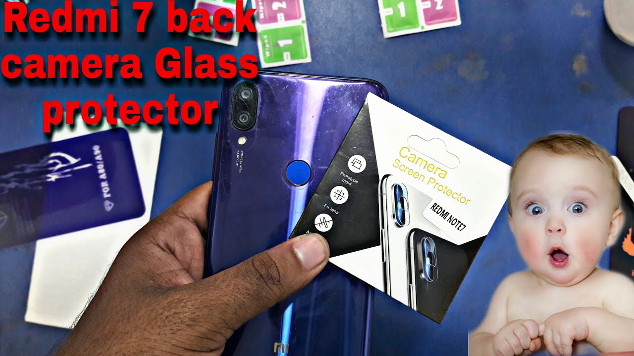Redmi 7 Camera glass Protector Setup|| How To Set Up Camera Glass In Mobile Phone|| Xiaomi Mobile...