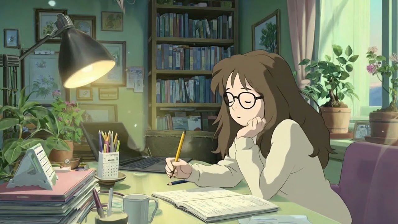 Quiet Desk 📚 Lofi Study Beats 🎧 Focus  Relax  Work
