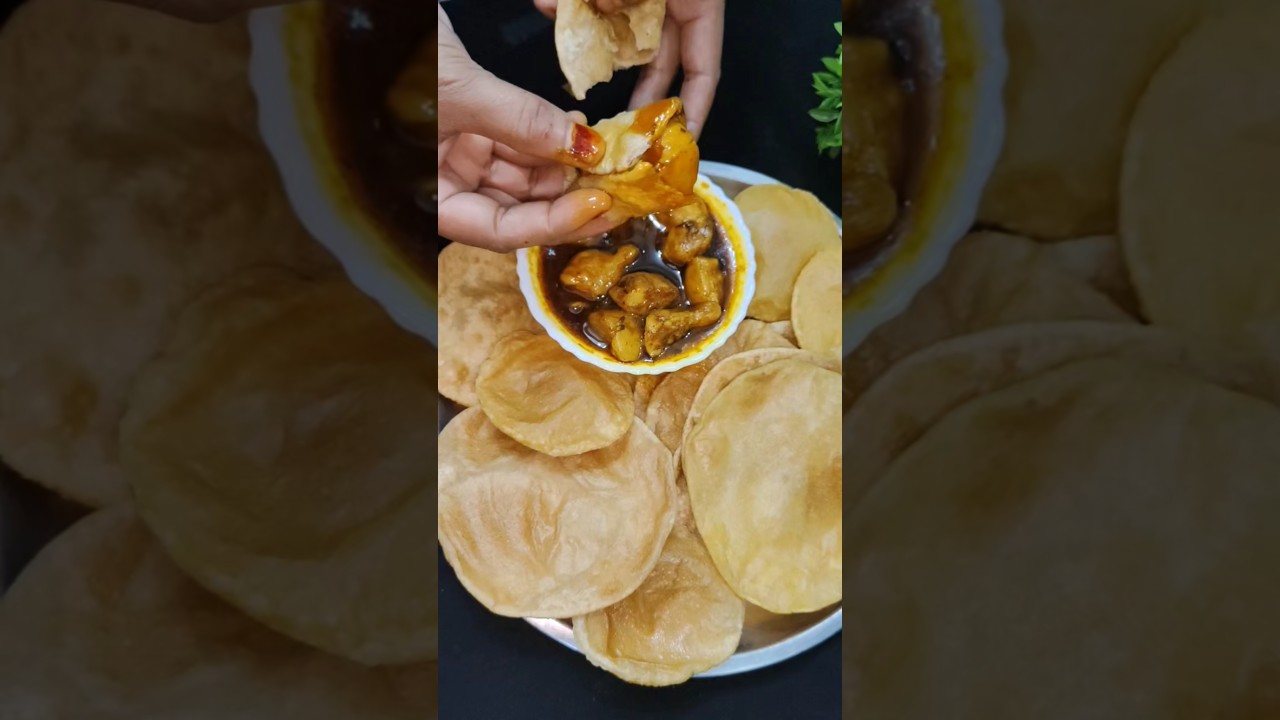 Best Aloo Puri Recipe Ever! 11 vi sharif special Recipe #shorts #aloopuri #recipe