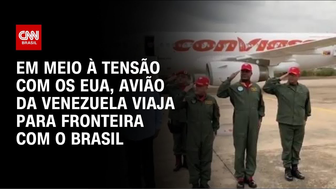 Avião que já foi usado por Maduro viaja para fronteira com o Brasil | BOLETIM CNN