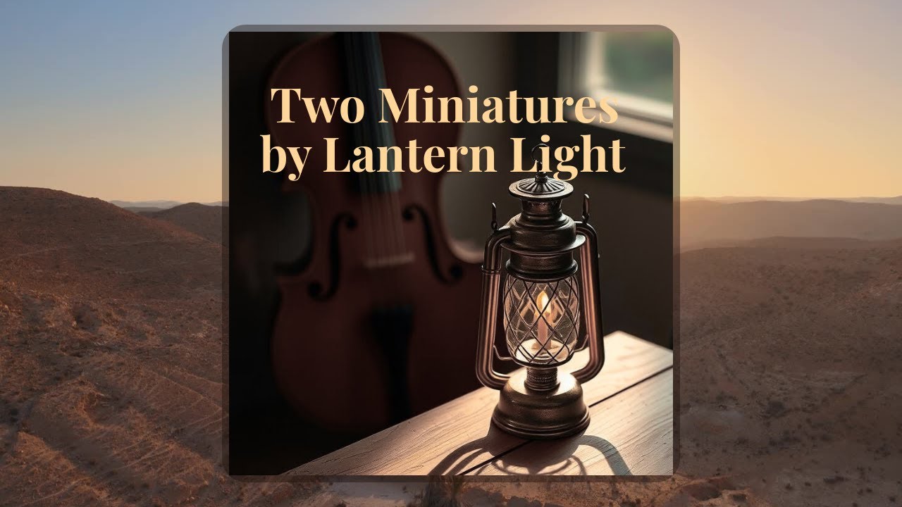 🏮Two Miniatures by Lantern Light