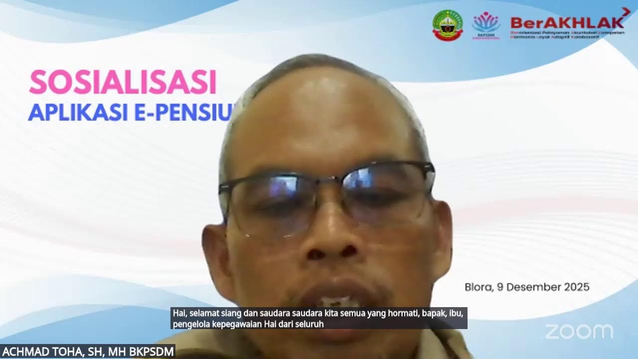 Sosialisasi Aplikasi E-Pensiun SIMPEG