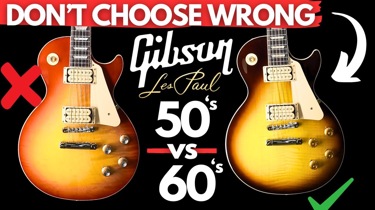 Gibson Les Paul Standard 50-х или 60-х годов? Прежде чем купить... ЗНАЙТЕ ЭТО