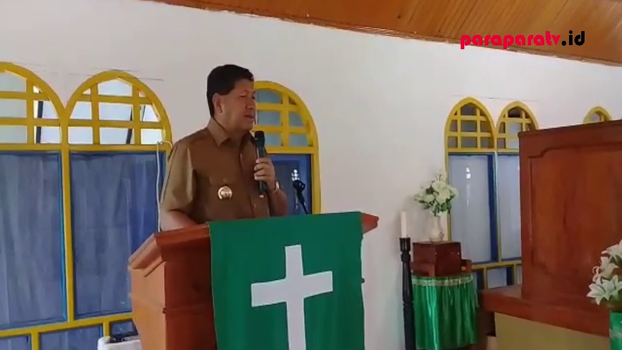 BUPATI TONNY TESAR ; GEREJA SEBAGAI PARNER PEMERINTAH HARUS MISIONER
