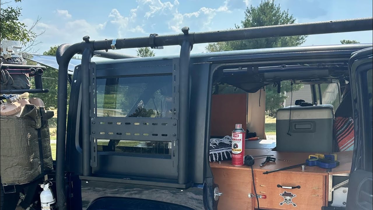 Body Armor 4x4 accessory rack (side rack) jk-1702 for 2007-2028 Jeep Wrangler JK JKU.