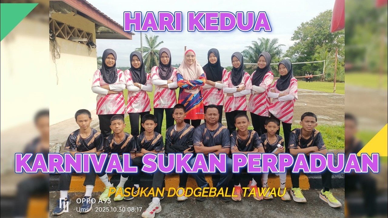 Hari Kedua Karnival Sukan Perpaduaan Pasukan Dodgeball Tawau