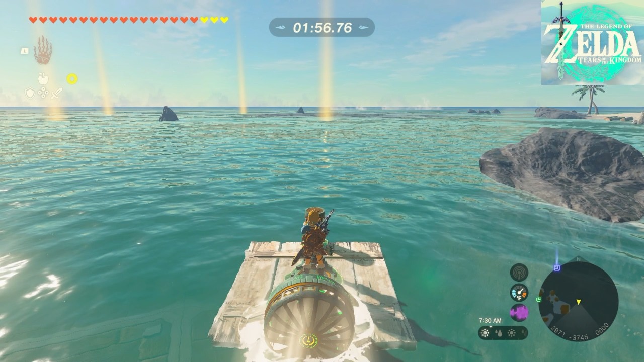 Zelda: Tears of the Kingdom [Switch 2] #230, Lurelin Village Revisit; Lurelin Water Rally (Beginner)
