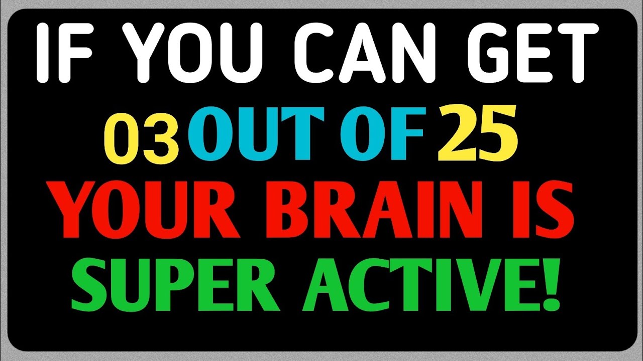 99% People Fail This GK Quiz — Can You Pass?”