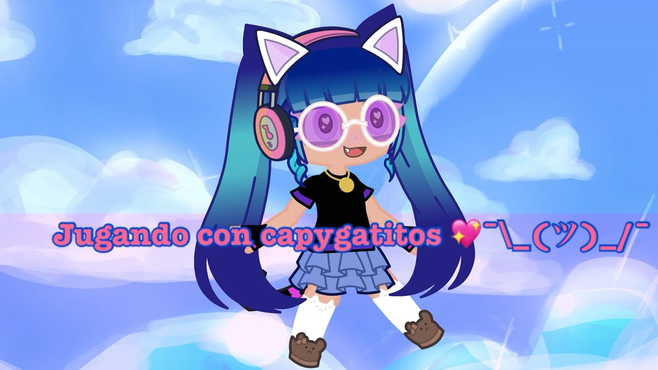 PK XD 🧡 Jugando con mis capygatitos 😁🌟🌈