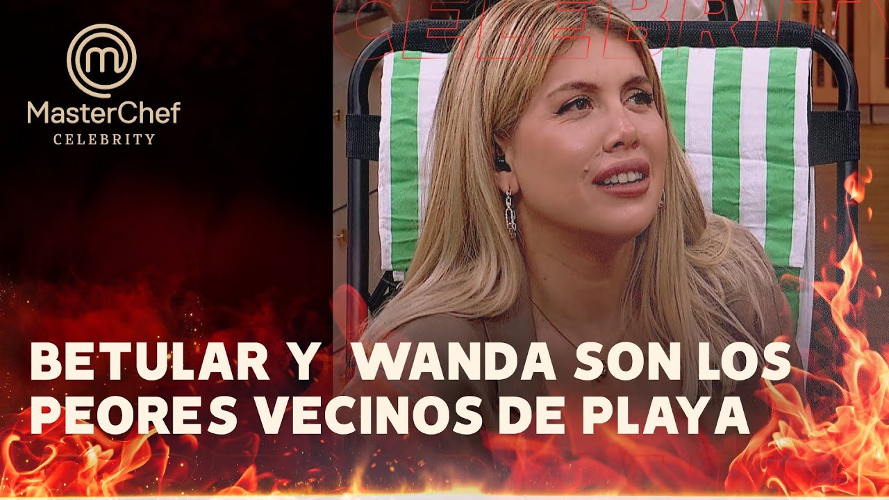 Wanda llevó la playa a la cocina de Masterchef Celebrity y Sofi explotó: "Así no se puede cocinar"