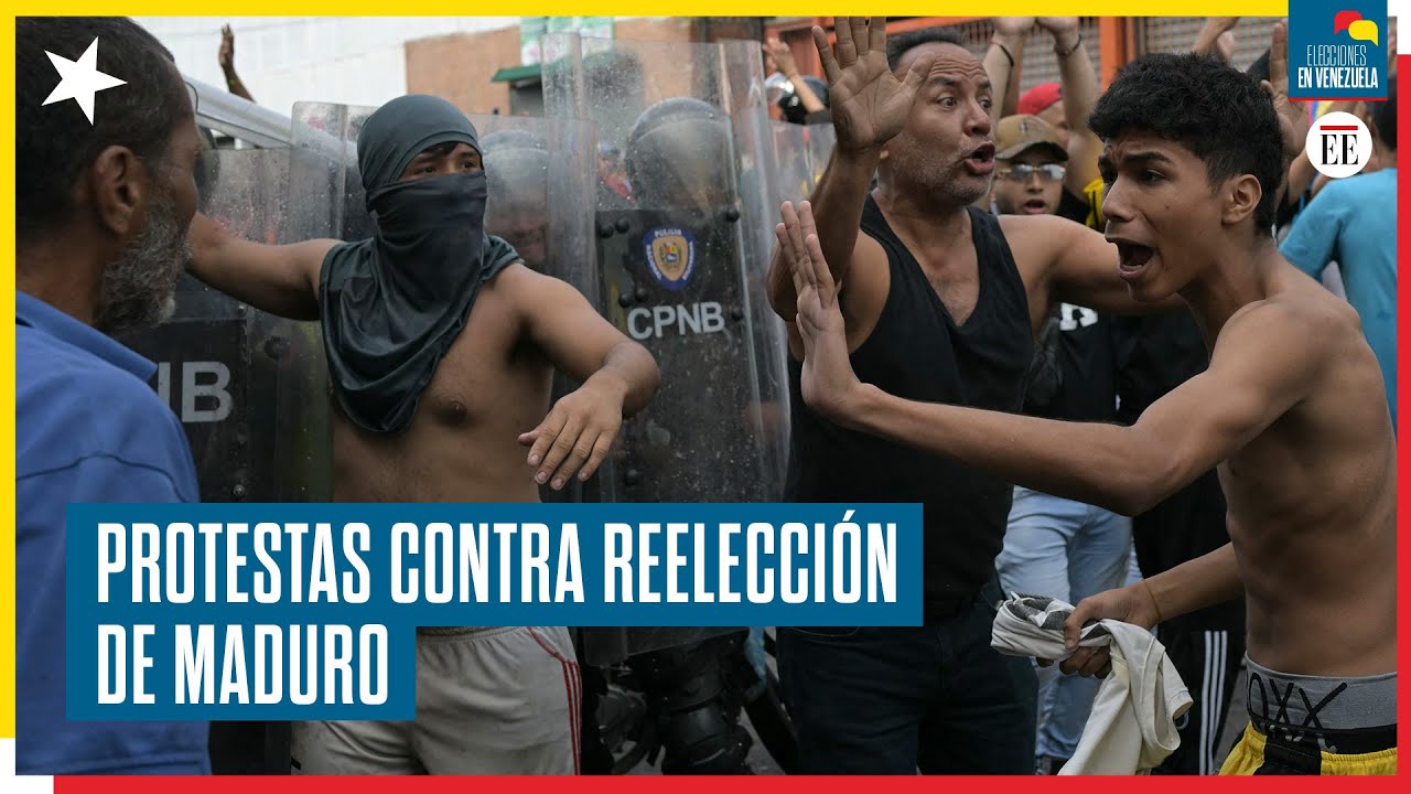 Venezuela: estallan protestas contra reelección de Maduro en Caracas  | El Espectador