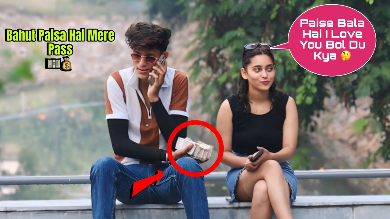 Rich Man Prank On Stranger Cute Girl 😍 || Power of Money 💰 || Squad Sachin Short ||