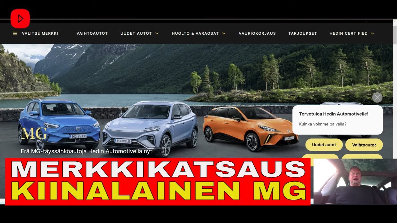 KaaraTV:n merkkikatsauksessa kiinalainen MG