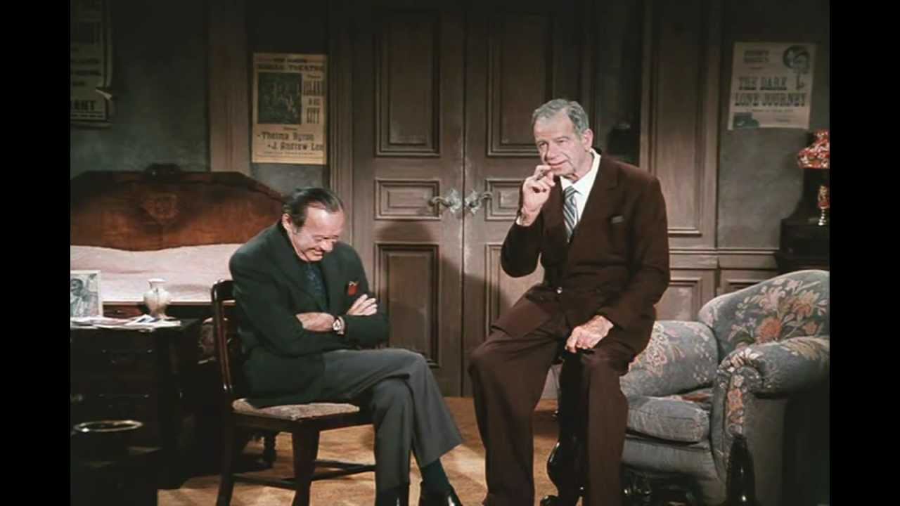 Make-up test footage of Jack Benny and Walter Matthau for 