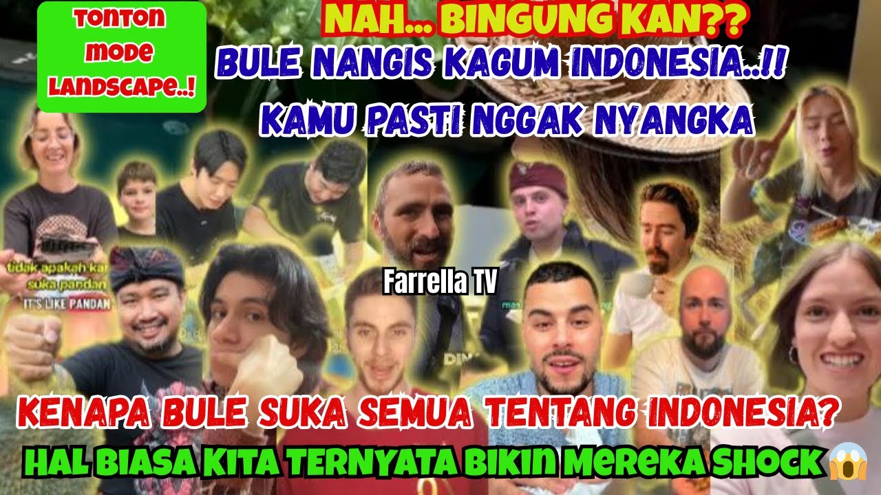 BULE BINGUNG GILA! Hal Biasa Kita Bikin Mereka Shock 😱- KENAPA BULE SUKA SEMUA TENTANG INDONESIA?