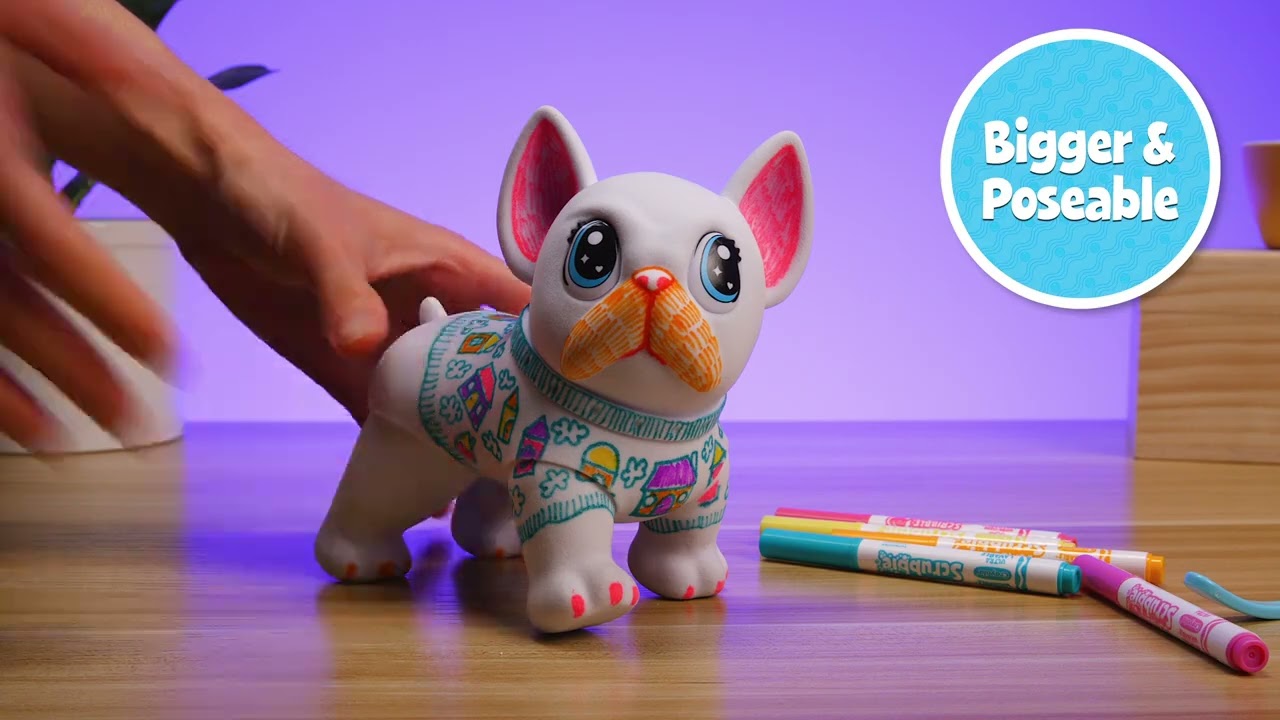 Scribble Scrubbie Jumbo Pet, Big Wilbur #crayola #scribblescrubbie