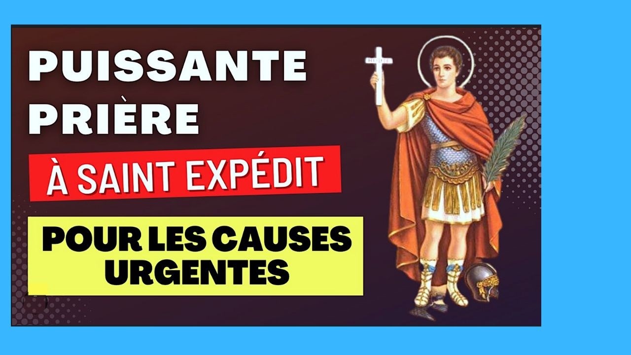 Lun. 9 Févr. Prions Saint EXPEDIT  +  Prière Puissante  +