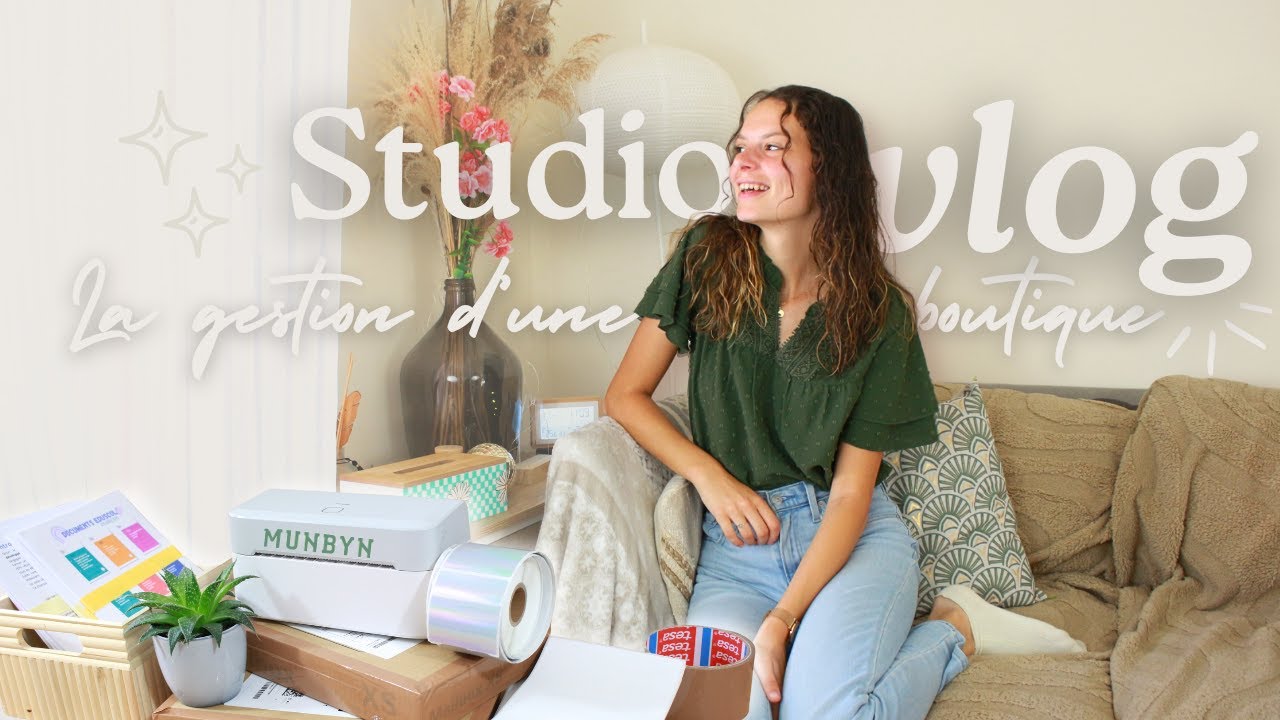 Je prépare vos commandes avec ma nouvelle imprimante thermique MUNBYN 403B 🖨️📦✨ Studio Vlog