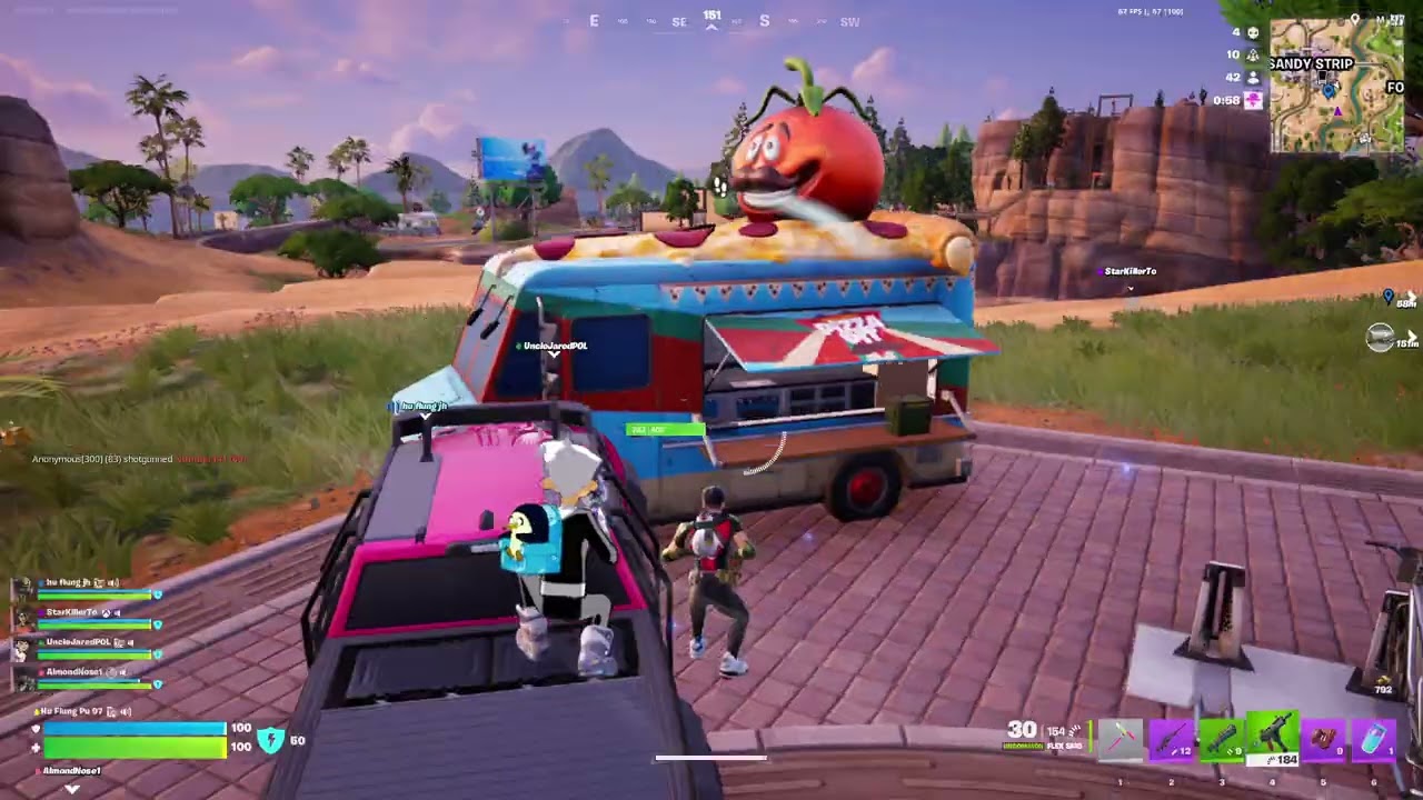 Caleb searching the vending machine