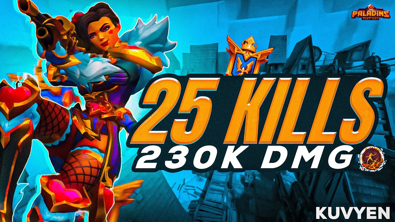 230K Dmg - Trigger Scent Item Makes Tyra Strong  | Kuvyen | Grandmaster | Paladins Competitive