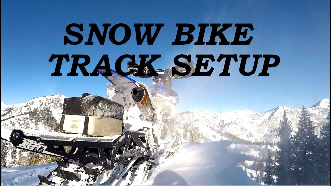 TS 132 - SNOW BIKE TRACK SETUP - works on all kits